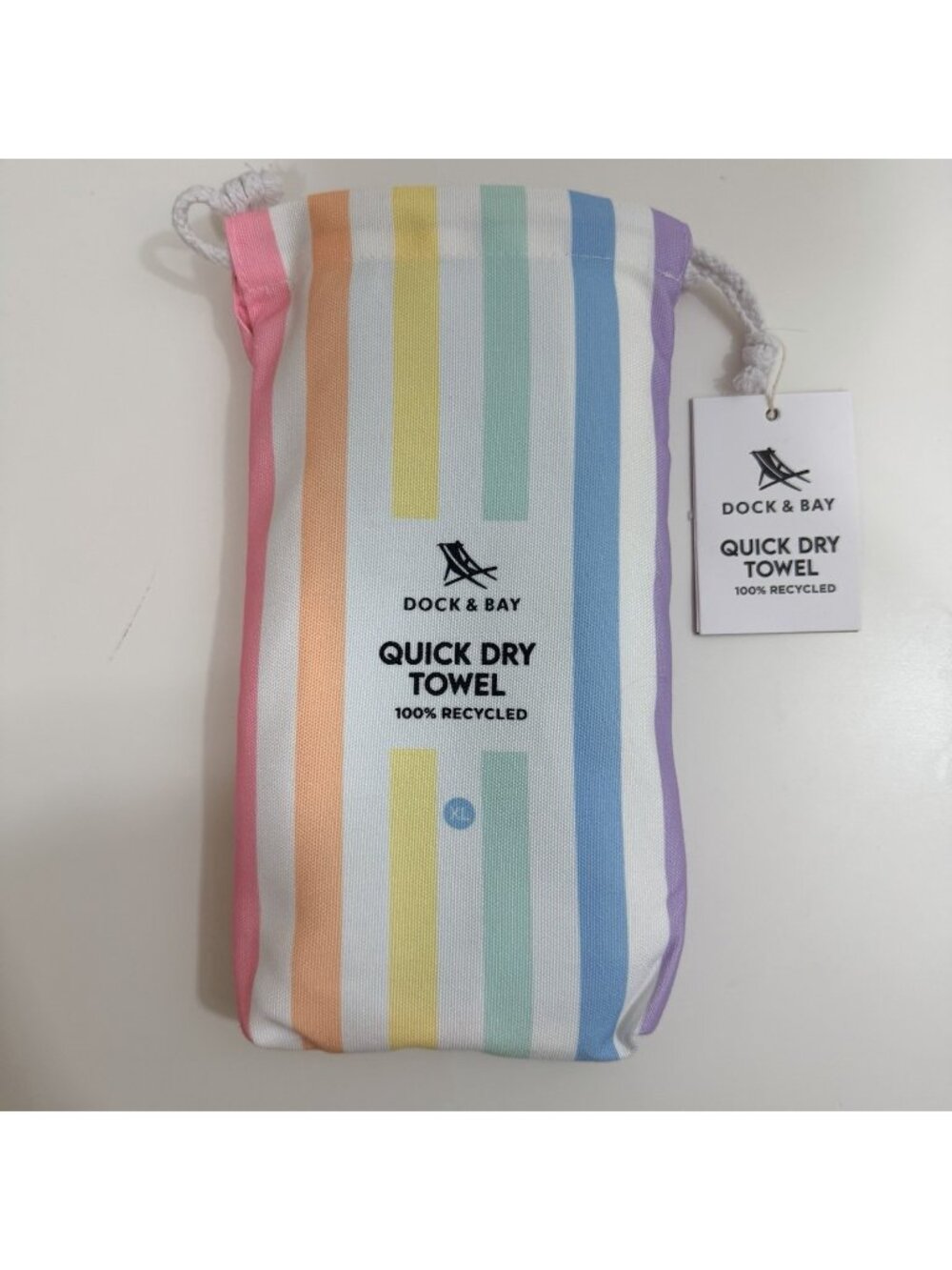 Dock & Bay Quick Dry Beach Swim Towel In Unicorn Waves Size XL